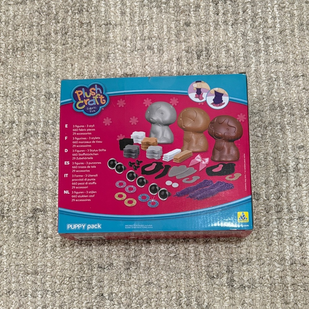 Puppy Pack Kids Toy Set - Brown and Tan